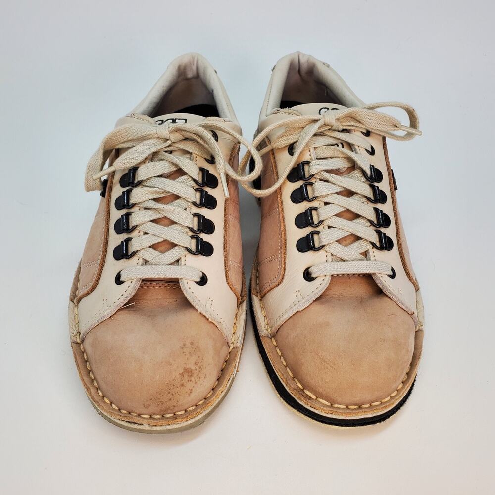 Dexter SST 5 Bowling Shoes – Size 8.5M – Two-Tone Beige/Light Tan – Right-Handed